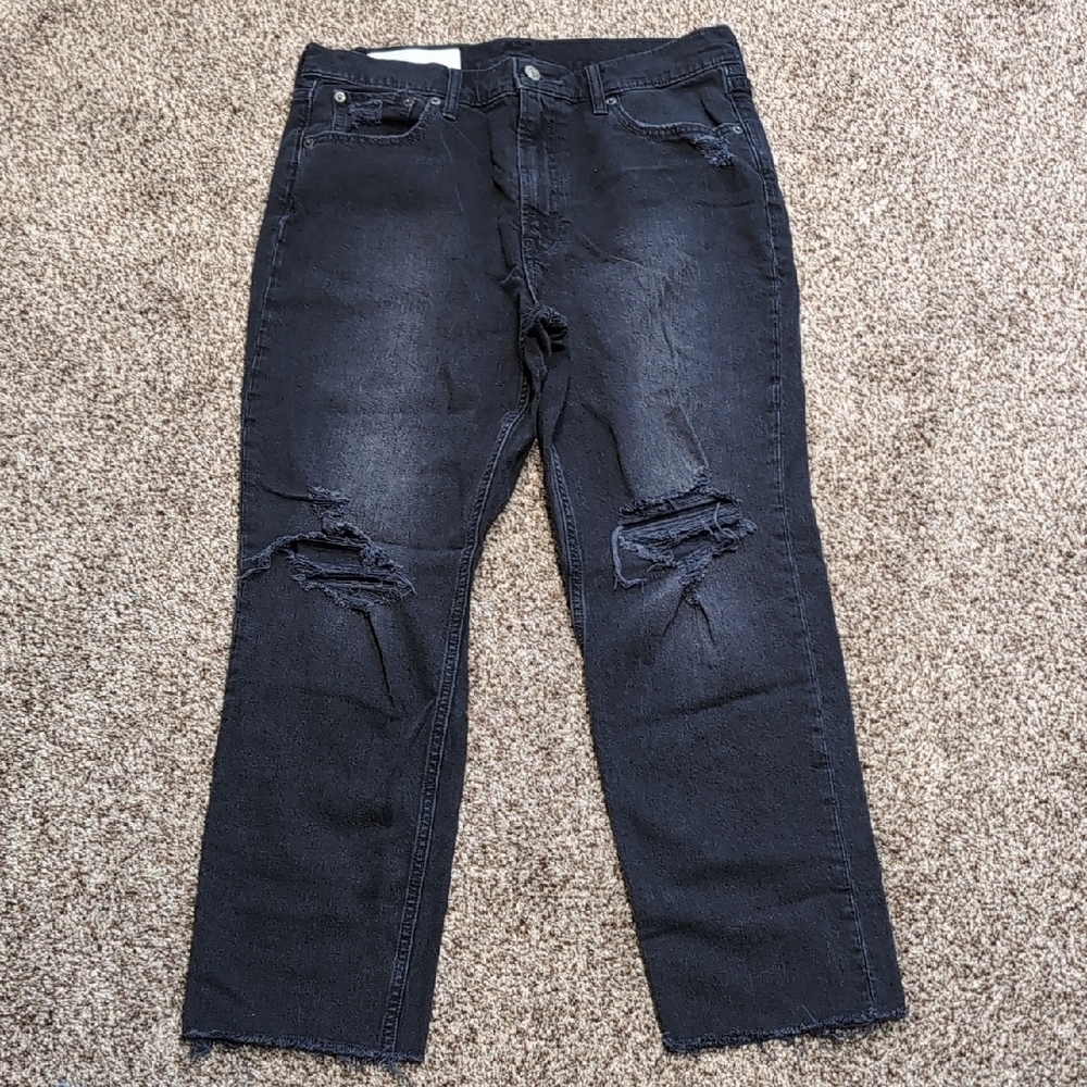 GAP Cheeky Straight High Rise Distressed Jeans Women's Size 31